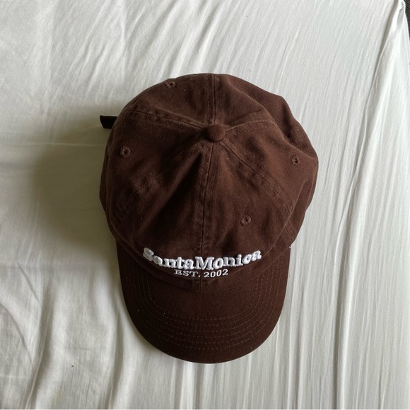 Accessories - Dark Brown cap with lettering on front